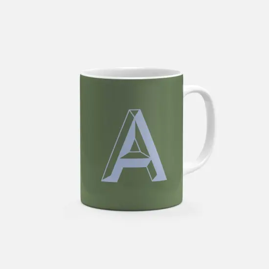 Monogram Letter 11oz Mug IV {1}