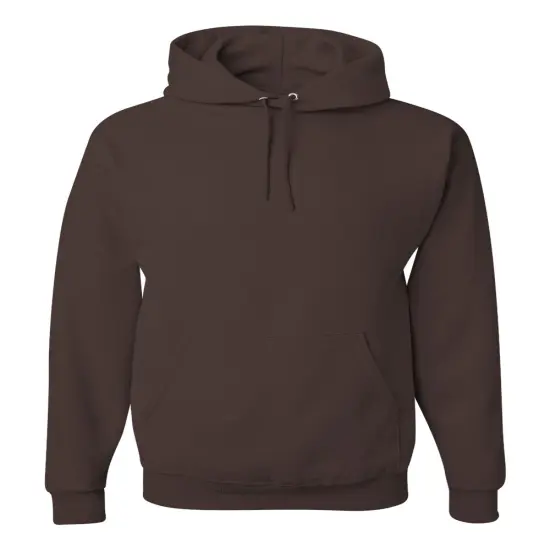 JERZEES&reg; NuBlend Hooded Sweatshirt Chocolate {1}