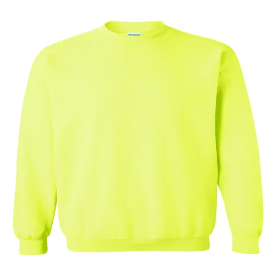 Gildan&reg; Heavy Blend Long Sleeve Crew Neck Sweatshirt Safety green {2}