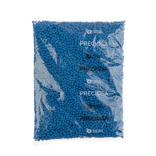 John Bead 6/0 Terra Intensive Matte Czech Glass Seed Beads, 500g Blue {2}