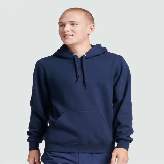 JERZEES&reg; Eco Premium Blend Ring-Spun Hooded Sweatshirt J. navy {1}