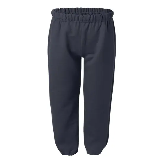 Gildan&reg; Youth Comfortable Sweatpants Heavy Blend Pants Navy {1}
