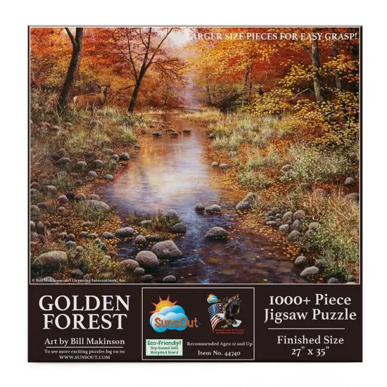 Sunsout Golden Forest 1000 pc Large Pieces Jigsaw Puzzle 44740 {4}