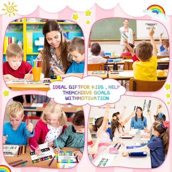 320 PCS Punch Cards, Incentive Loyalty Reward Card Student Awards Loyalty Cards for Business, Classroom, Kids Behavior, Students, Teachers, 3.5 x 2 Inch, 4 Styles (Multi Punches) {6}