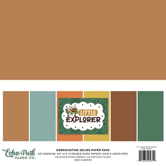 Echo Park Little Explorer Solids Kit {1}