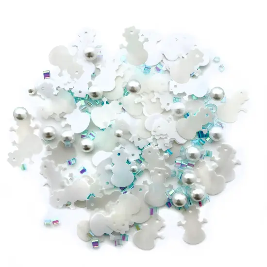 Buttons Galore Sparkletz DIY Craft Embellishments 30 Grams - 3 Packs of Chill Out {1}
