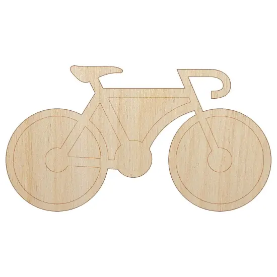 Racing Bike Bicycle Cyclist Cycling Unfinished Wood Shape Piece Cutout for DIY Craft Projects {2}