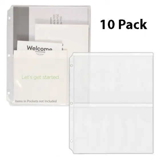 Clear Vinyl Collector's Pages for Craft Machine Instructions - 5 &frac14;" x 8 &frac12;" {1}