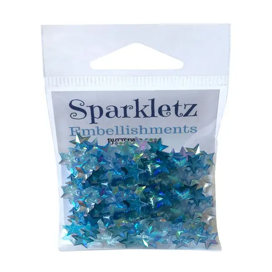 Buttons Galore Sparkletz DIY Craft Embellishments 18 Grams - 3 Packs of Starry Sky {2}