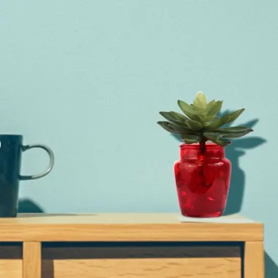 Stylish Hassle-Free 5.5" Artificial Succulent Sedum Plant - Chic Home Decor {2}