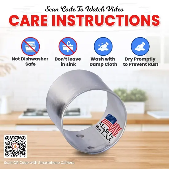 CookieCutter.Com Round Circle Cookie Cutter 1 in &ndash;Tin Plated Steel Cookie Cutters &ndash; Made In The USA {3}