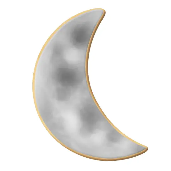 CookieCutter.Com Crescent Moon Cookie Cutter 3 in –Tin Plated Steel Cookie Cutters – Made In The USA {3}