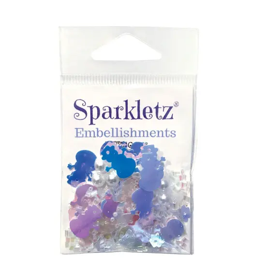 Buttons Galore Sparkletz DIY Craft Embellishments 30 Grams - 3 Packs of Aspen {2}