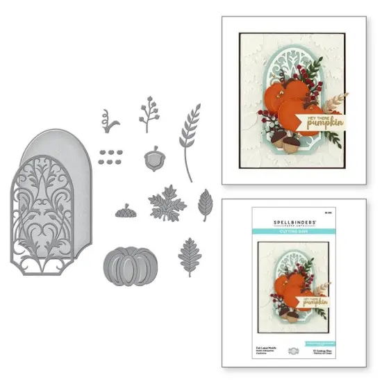 Spellbinders Fall Label Motifs Cutting Dies {2}