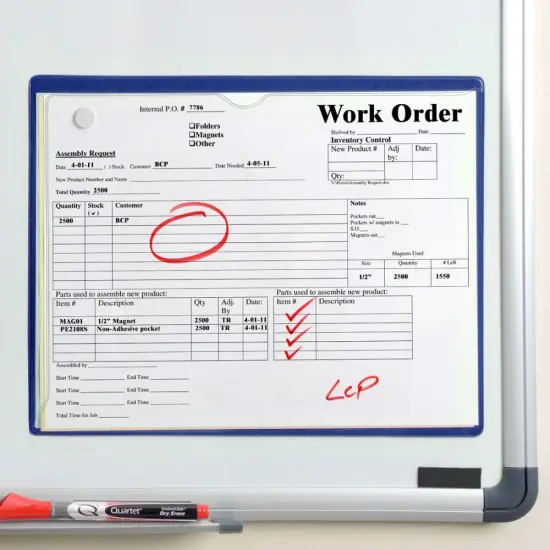 Magnetic Closure Pocket - Magnetic-Back - 8 1/2" x 11" - 16 Piece Variety Pack - Bright Colors {4}