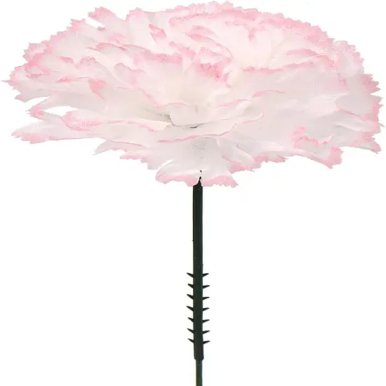 Set of 200 Peppermint Silk Carnation Picks - Festive & Fun Faux Flowers - Perfect for Home D&eacute;cor, Weddings, and Special Events - Versatile & Durable Floral Accents with a Touch of Holiday Cheer, Floral Home by Artificial Flowers {1}