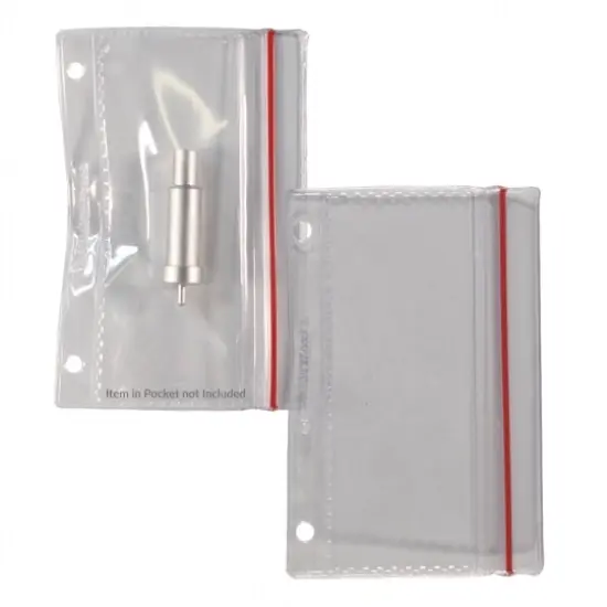 Binder Zipper Case for Die Cutting Machine Blades - 2 1/8&rdquo; x 5 1/8&rdquo; - Made in USA {2}