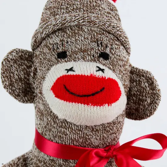 Lehman's Stuffed Monkey Rockford Red Heel Handmade 24 inch Brown {3}