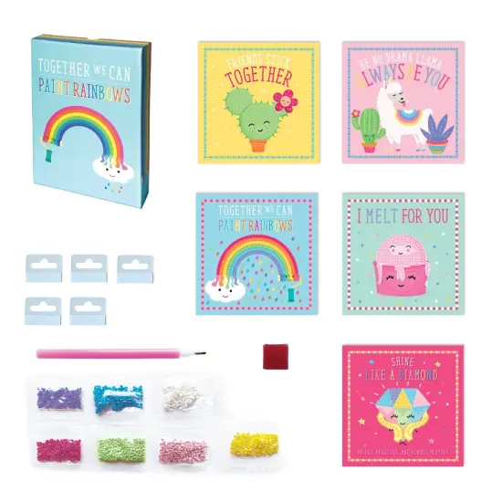 BOX CANDIY Totally Deco Rainbow Diamond Dazzling Gems Art Set in Keepsake Box {3}