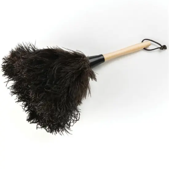 Wool Shop Delicate Light Ostrich Feather Cleaning Duster Brown 13 inch {1}