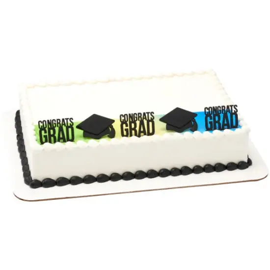 Graduation Icon Congrats Grad Cupcake Cake Pics - set of 12 {4}