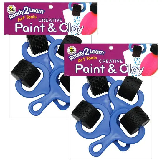 Paint and Clay Explorers - Set 1 - 4 Per Set - 2 Sets {1}