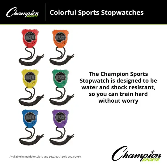 Stop Watch, Assorted Colors, Pack of 6 {3}