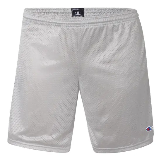 Champion&reg; Polyester Mesh Shorts with Pockets Athletic grey {1}