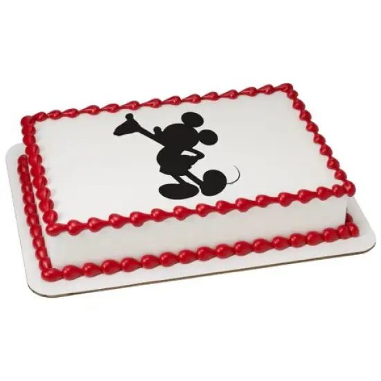 Mickey Mouse Silhouette Edible Cake Image PhotoCake&reg; {1}