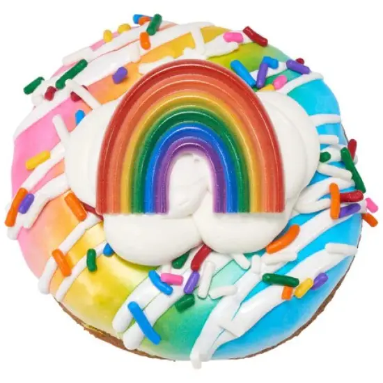 Rainbow Traditional Cupcake and Cake Rings 12 set {5}