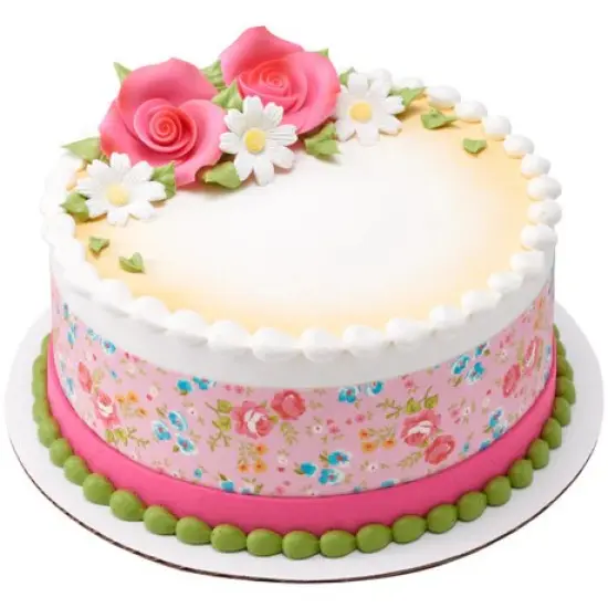 Pink 2" Rose Sugar Soft Premium Edible Decorations - 18 roses per order {2}