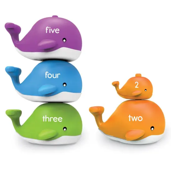 Snap-n-Learn&trade; Stacking Whales {3}