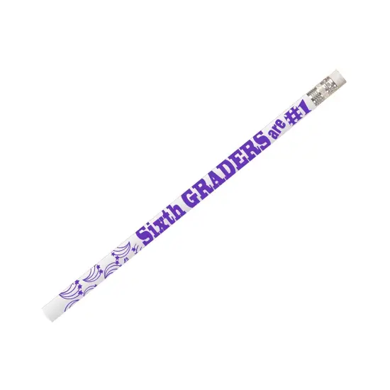 6th Graders Are #1 Motivational Pencils, Pack of 144 {1}