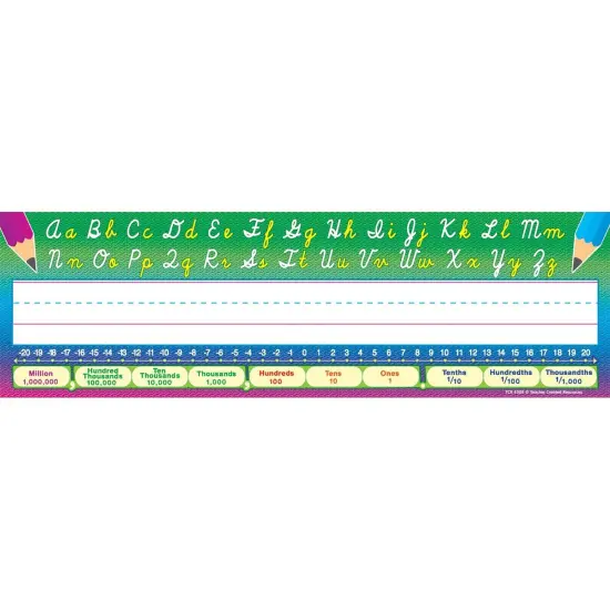 Cursive Writing Name Plates, 36 Per Pack, 6 Packs {2}