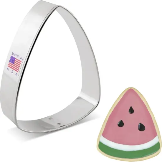 Ann Clark Watermelon Slice Cookie Cutter, 3.75" Candy Corn, Ghost, Pumpkin Pie, {1}