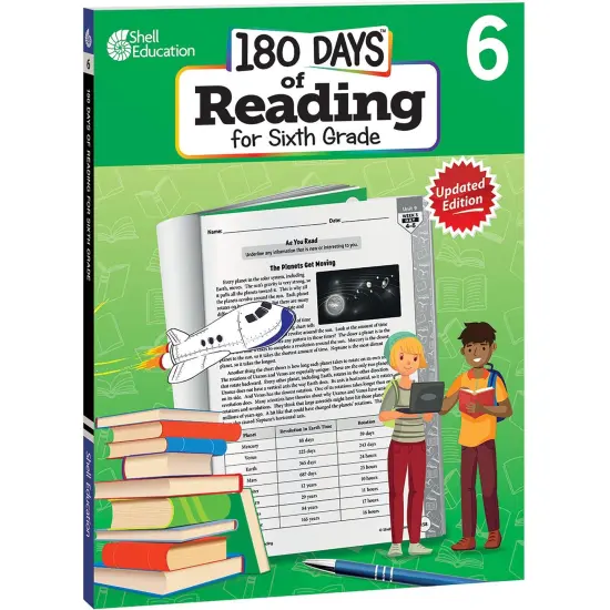 180 Days of Reading 2nd Edition, Grade 6 {1}