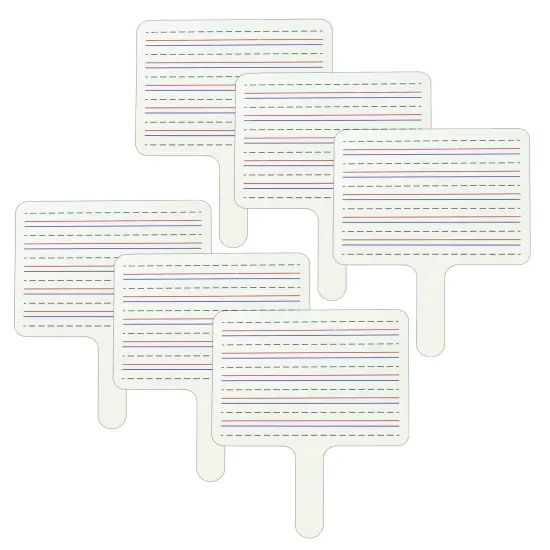 Two-Sided Dry Erase Answer Paddle, Pack of 6 {1}