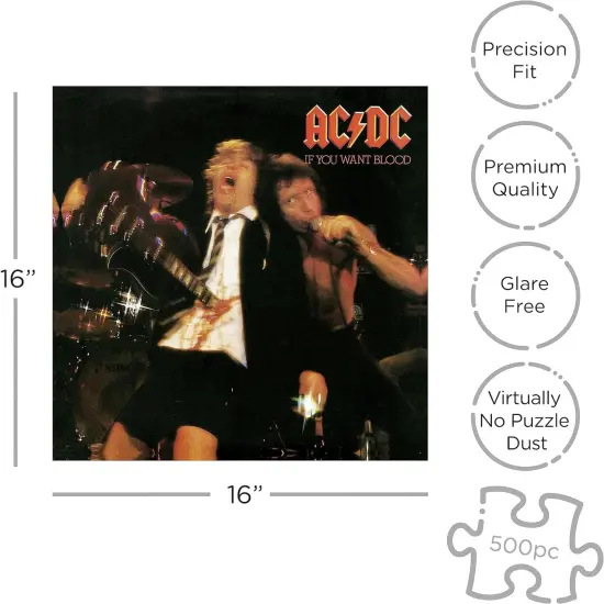 AC/DC If You Want Blood 500 Piece Jigsaw Puzzle {4}
