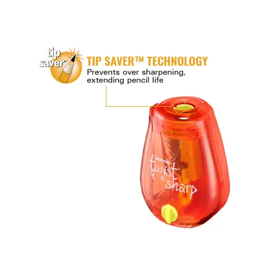 Twist-n-Sharp&trade; Kids Pencil Sharpener, Assorted Colors, Pack of 6 {5}