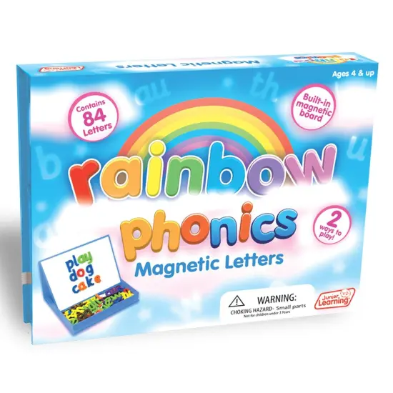Rainbow Phonics Magnetic Letters, 85 Pieces {2}