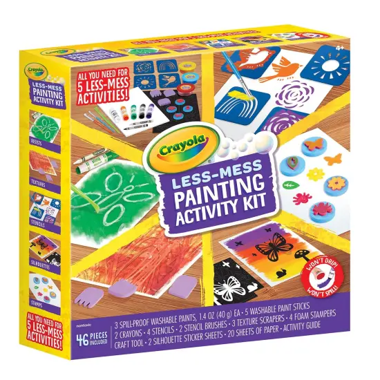 Less Mess Painting Activity Kit {1}