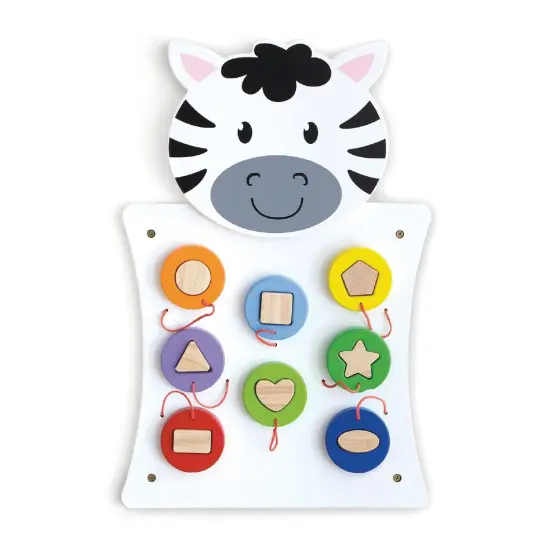 Zebra Activity Wall Panel - Toddler Activity Center {1}