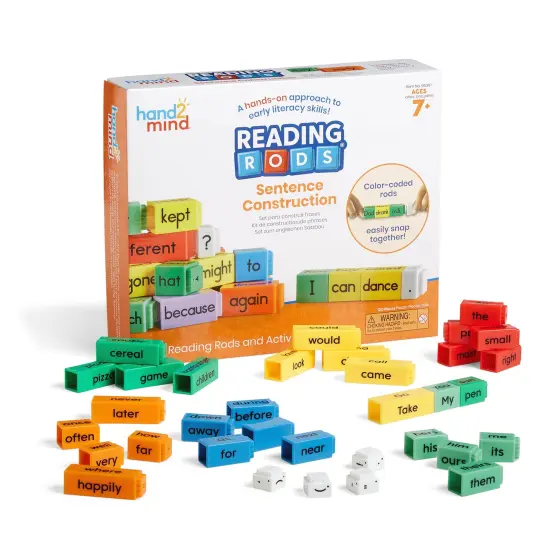 Reading Rods Sentence Construction Set {1}