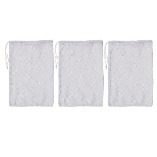 Equipment Bag, Mesh, 24" x 36", White, Pack of 3 {1}