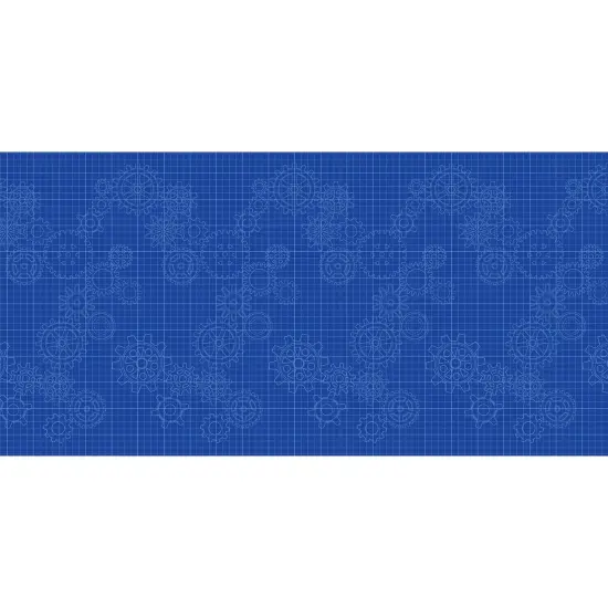 Bulletin Board Art Paper, Gears, 48" x 50', 1 Roll {3}