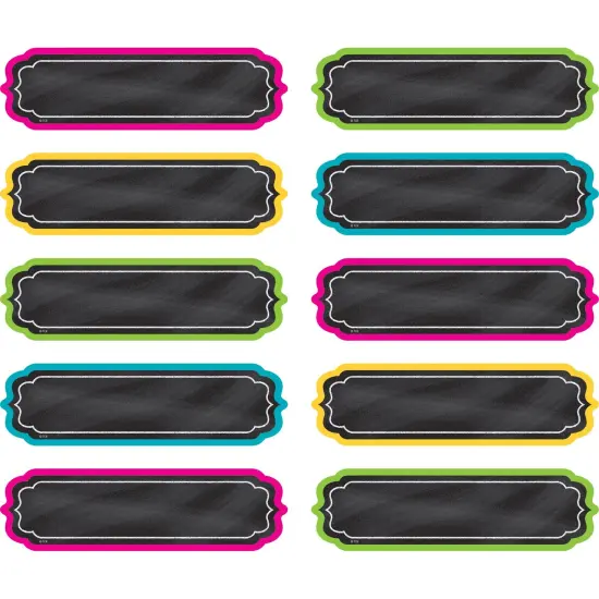 Chalkboard Brights Labels, Non-Adhesive, 30 Per Pack, 3 Packs {2}