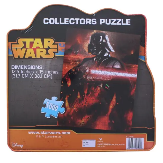 Star Wars 1000 Piece Collectors Tin Jigsaw Puzzle | Darth Vader {3}
