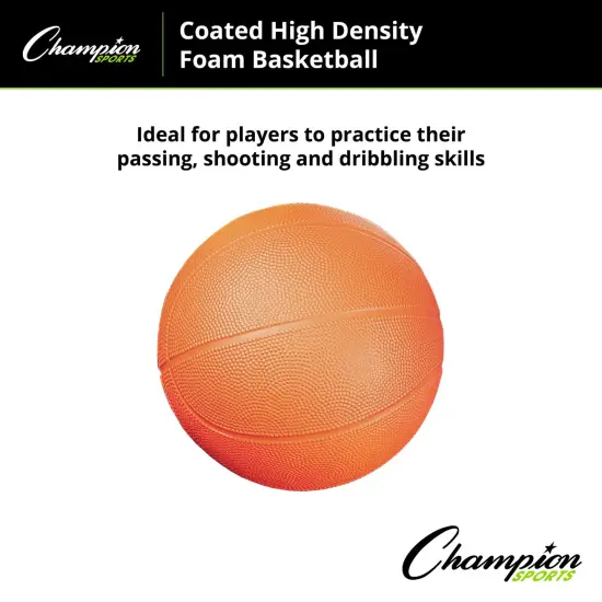 Coated High Density Foam Basketball, Size 3 {3}