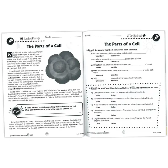Cells Resource Book, Grades 5-8 {2}