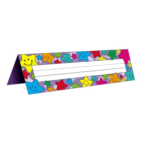 Happy Stars Tented Name Plates, 36 Per Pack, 3 Packs {2}